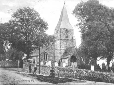 View of Burwash Church