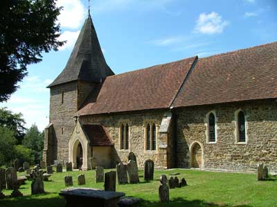 View of Catsfield Church