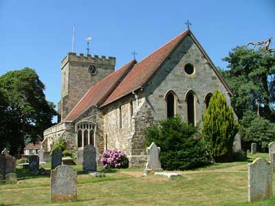 View of Hellingly Church