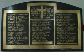 Hellingly war memorial