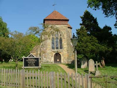 View of Penhurst church