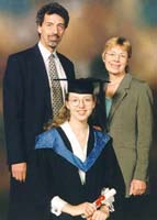 Jen's graduation photo